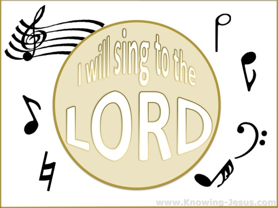 Psalm 96:1 Sing To The Lord (beige)